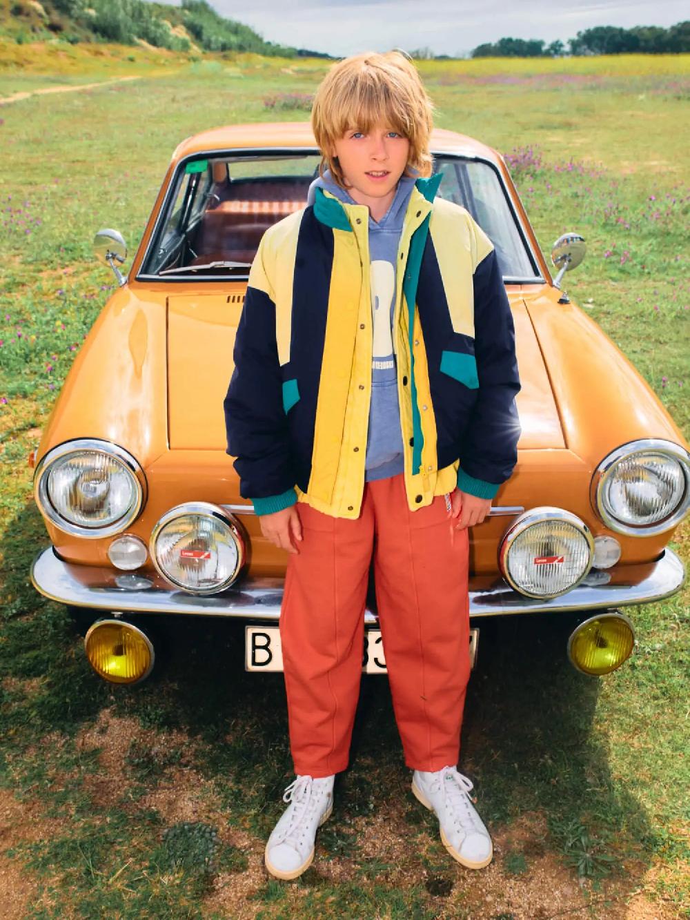Bobo choses Smiling color block jacket