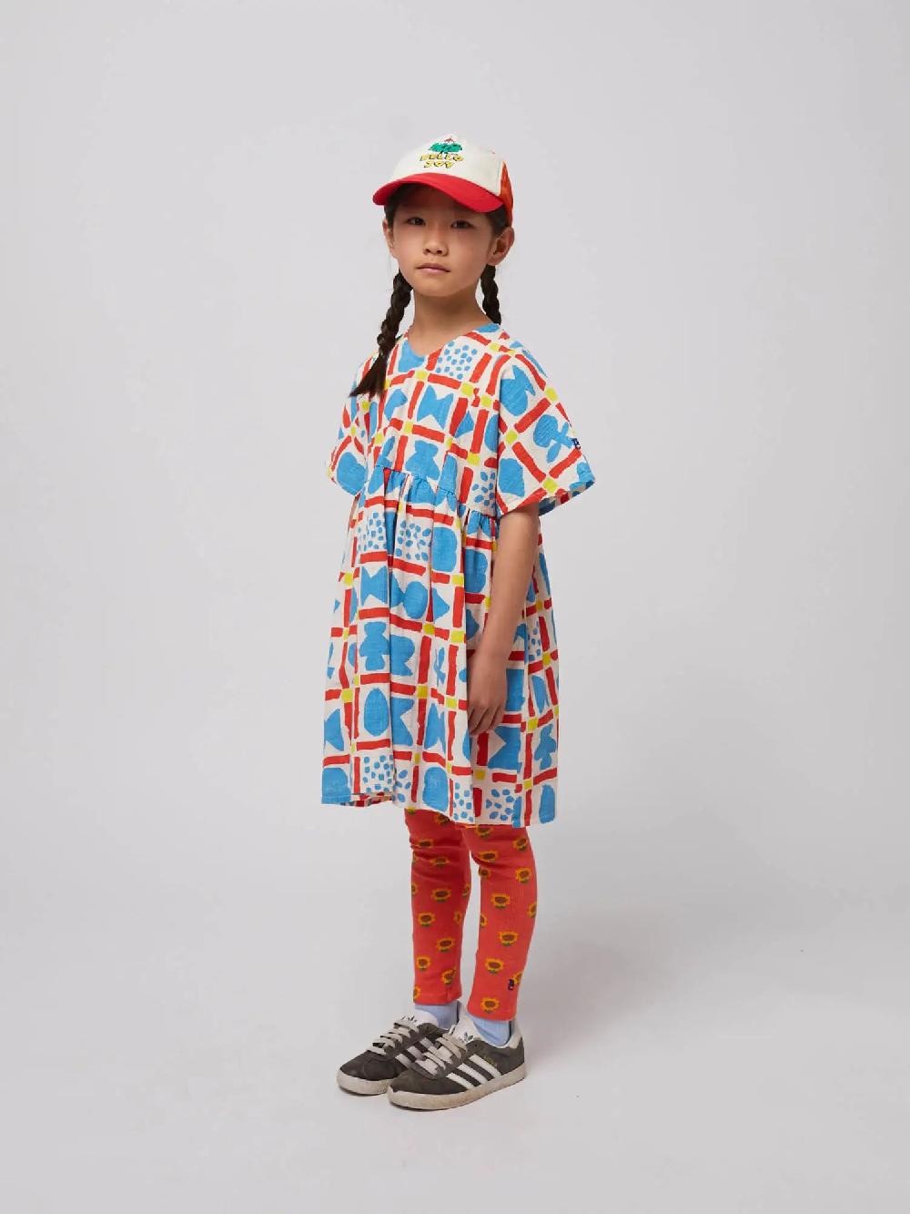 Bobo choses Gemetric Game all over woven dress Grandes ahorros