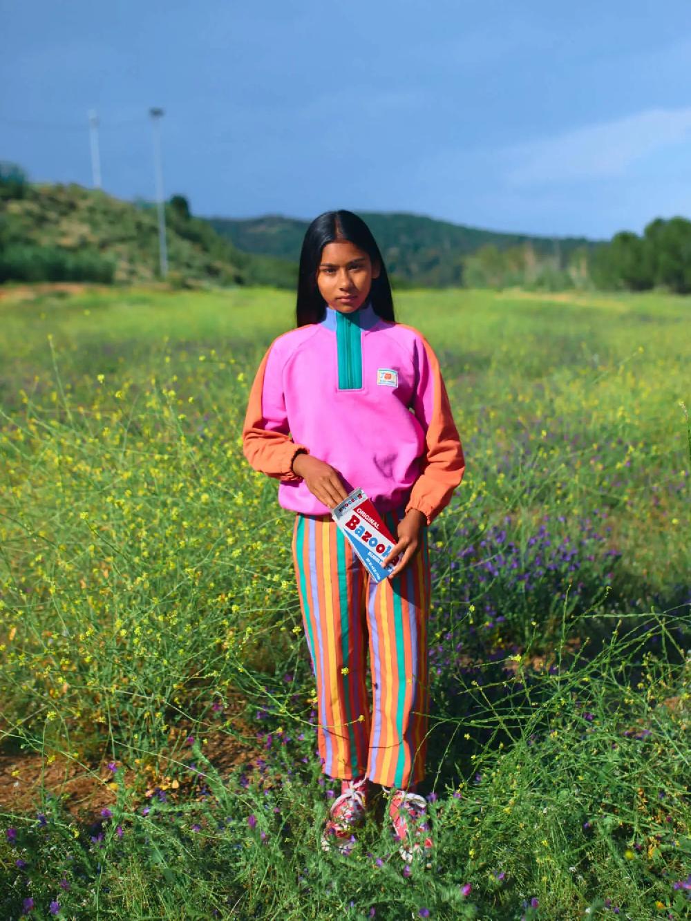 Bobo choses Smiling color block sweatshirt