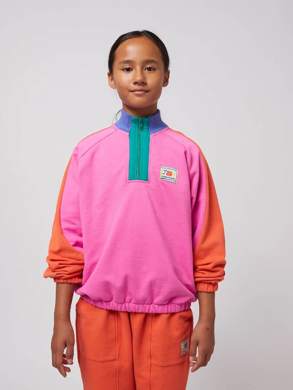 Bobo choses Smiling color block sweatshirt Outlet