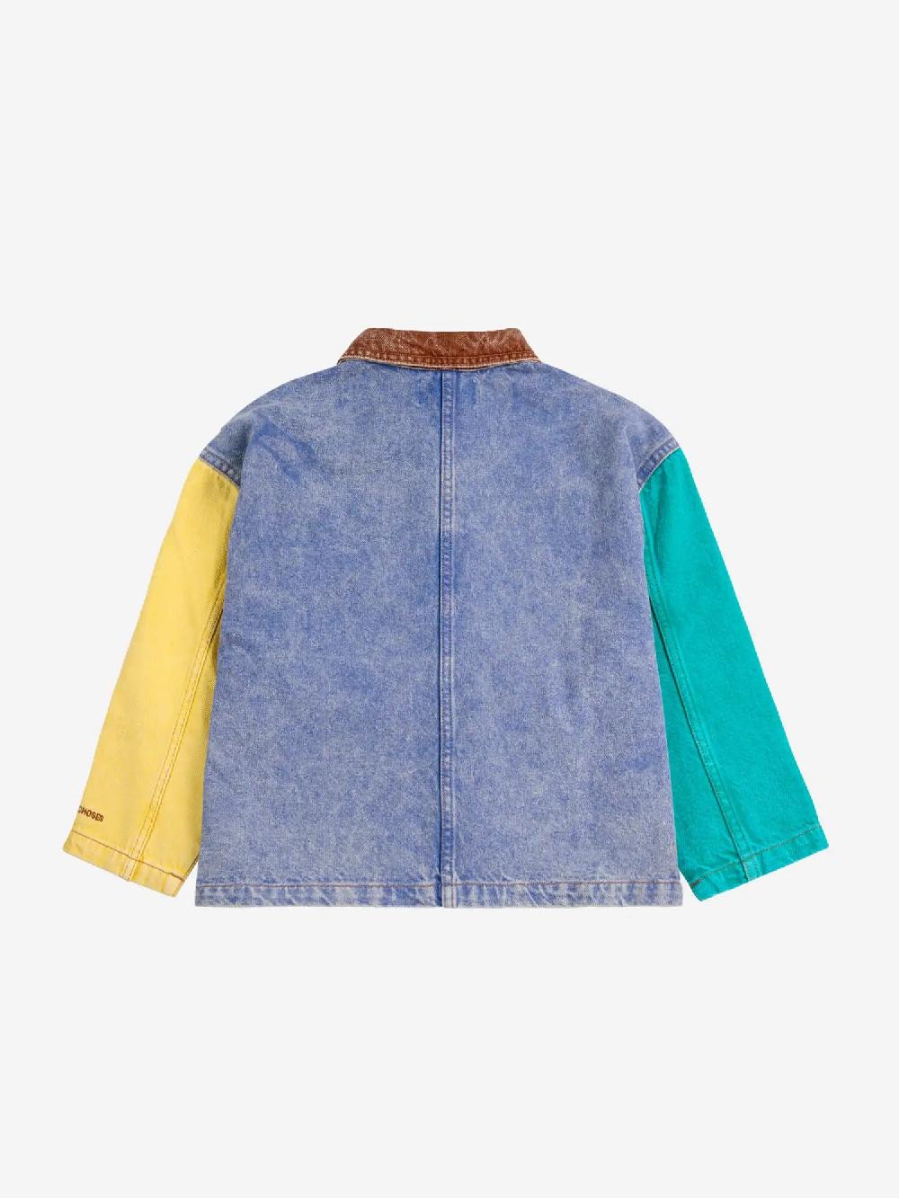 Bobo choses Color block denim jacket COMPRAR AHORA