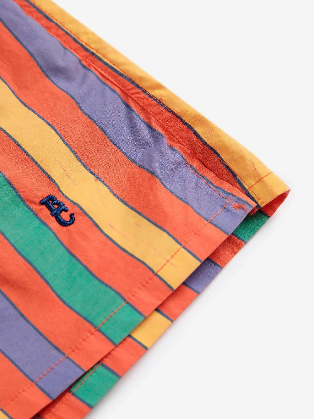 Bobo choses Multicolor Stripes woven shorts Solo hoy