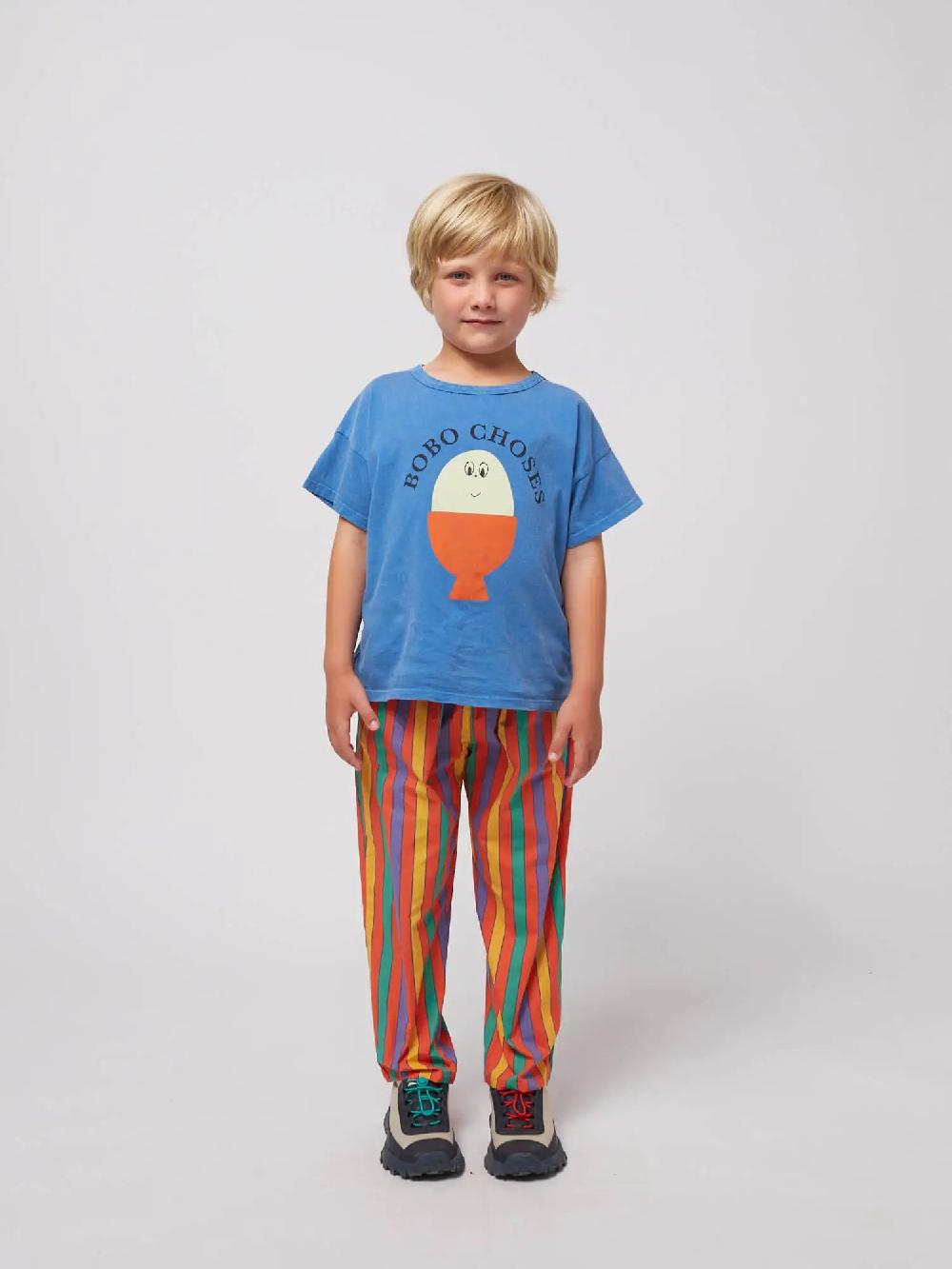 Bobo choses Multicolor stripes woven pants Oferta especial de fábrica