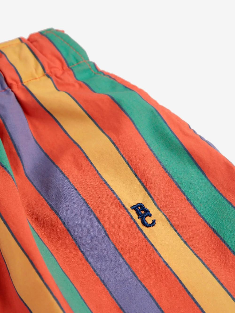 Bobo choses Multicolor stripes woven pants Oferta especial de fábrica