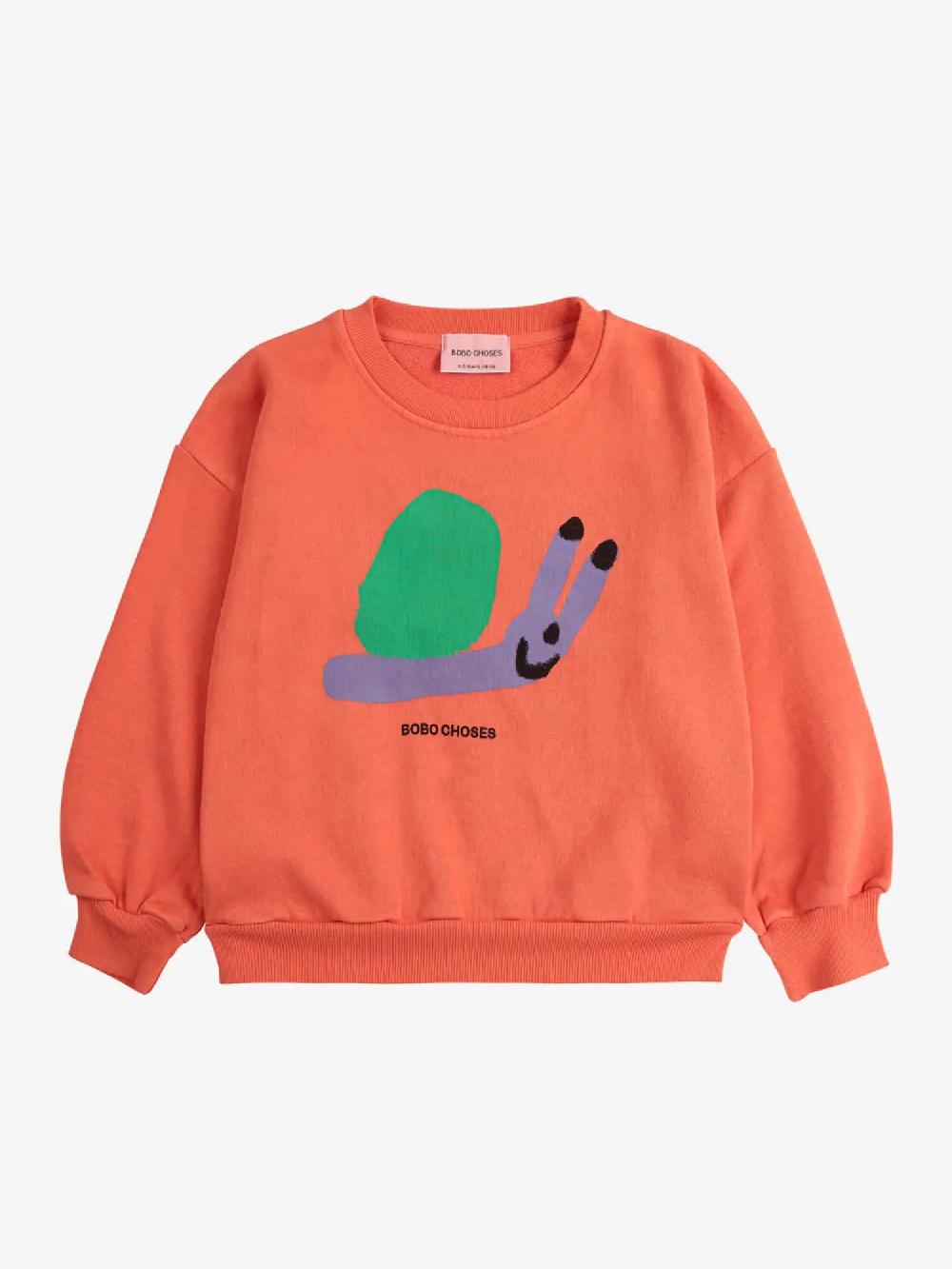 Bobo choses Funny Snail sweatshirt Solo queda un día