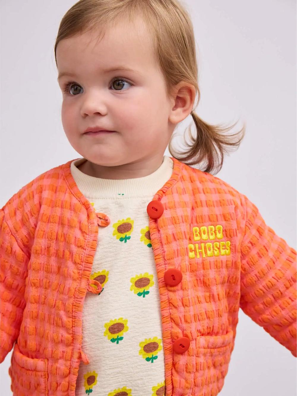 Bobo choses Vichy padded jacket En oferta