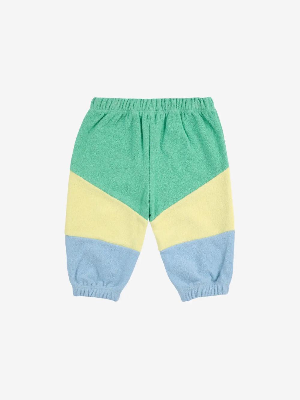 Bobo choses Green color block jogging pants En línea