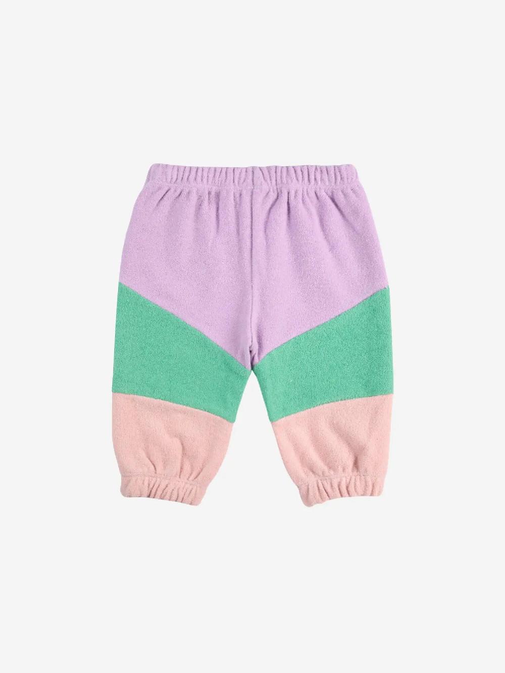 Bobo choses Lila color block jogging pants Outlet online