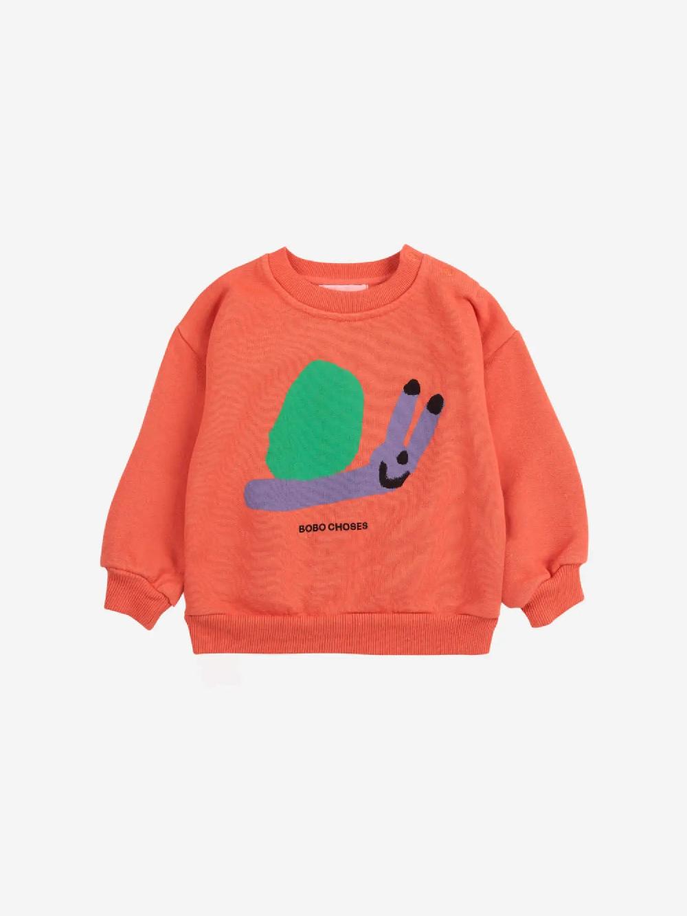 Bobo choses Funny snail sweatshirt Rebajas