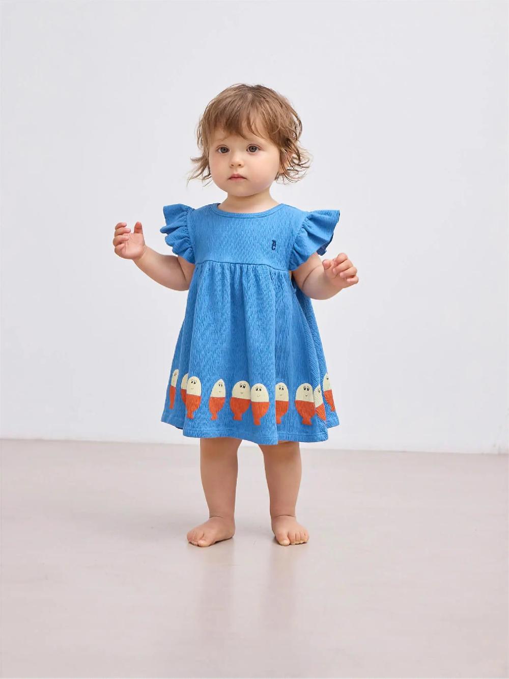 Bobo choses Morning Egg ruffle dress