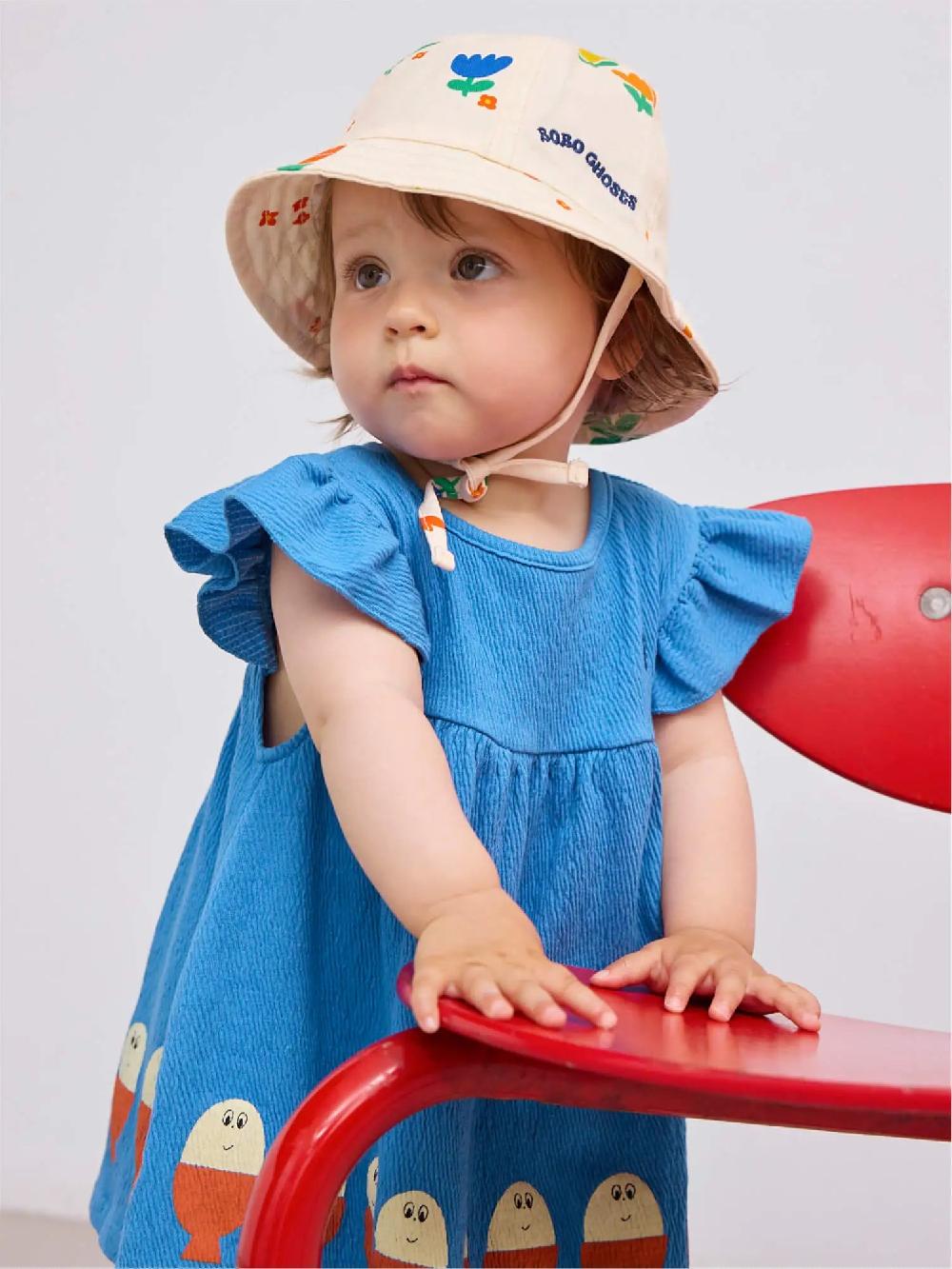 Bobo choses Morning Egg ruffle dress En oferta