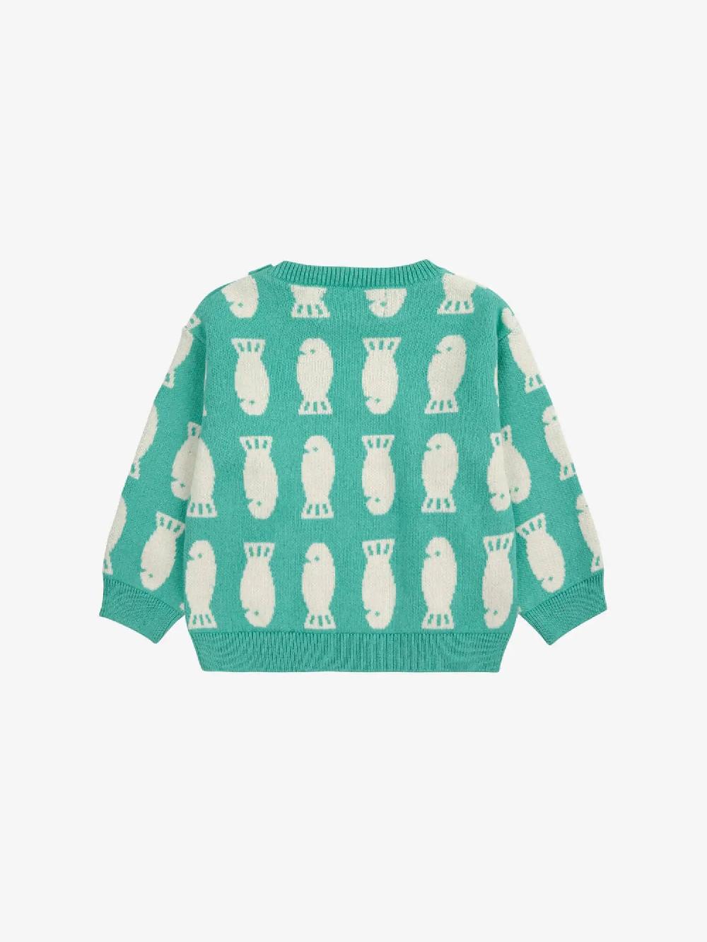 Bobo choses Lucky Fish jacquard jumper Los más vendidos