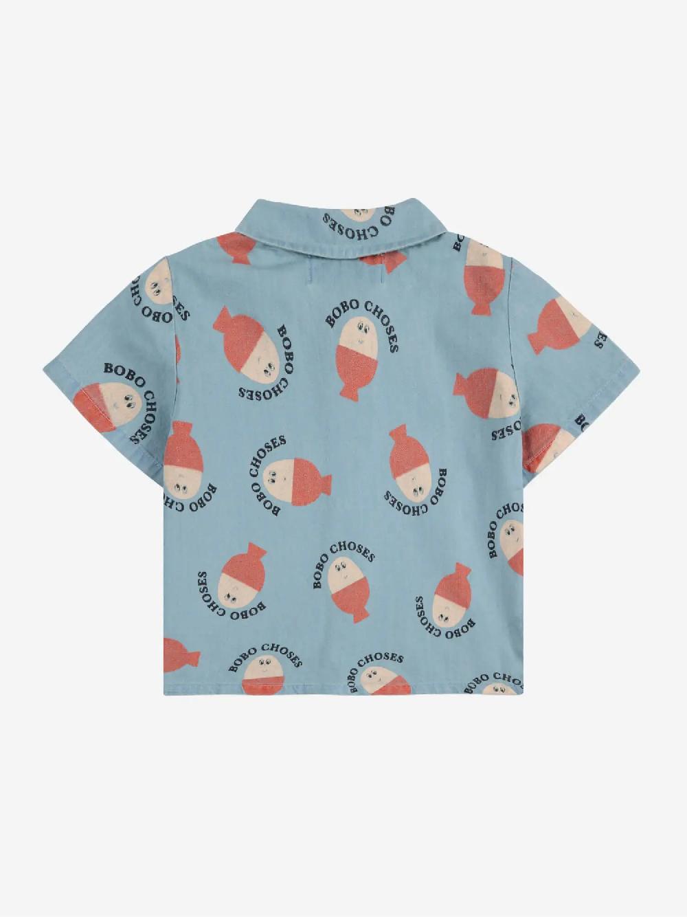 Bobo choses Morning Egg all over denim shirt Tienda