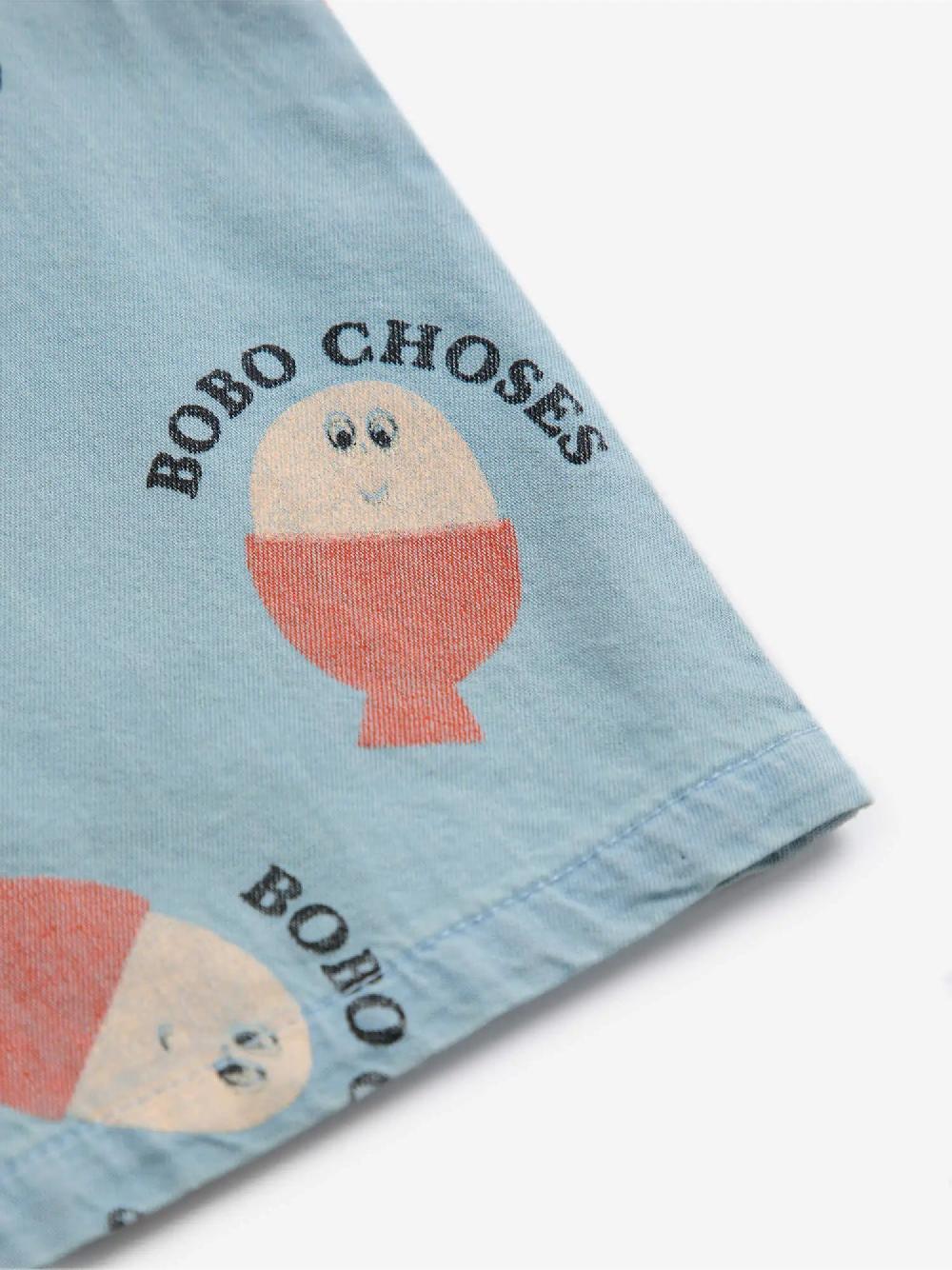 Bobo choses Morning Egg all over denim shirt Tienda