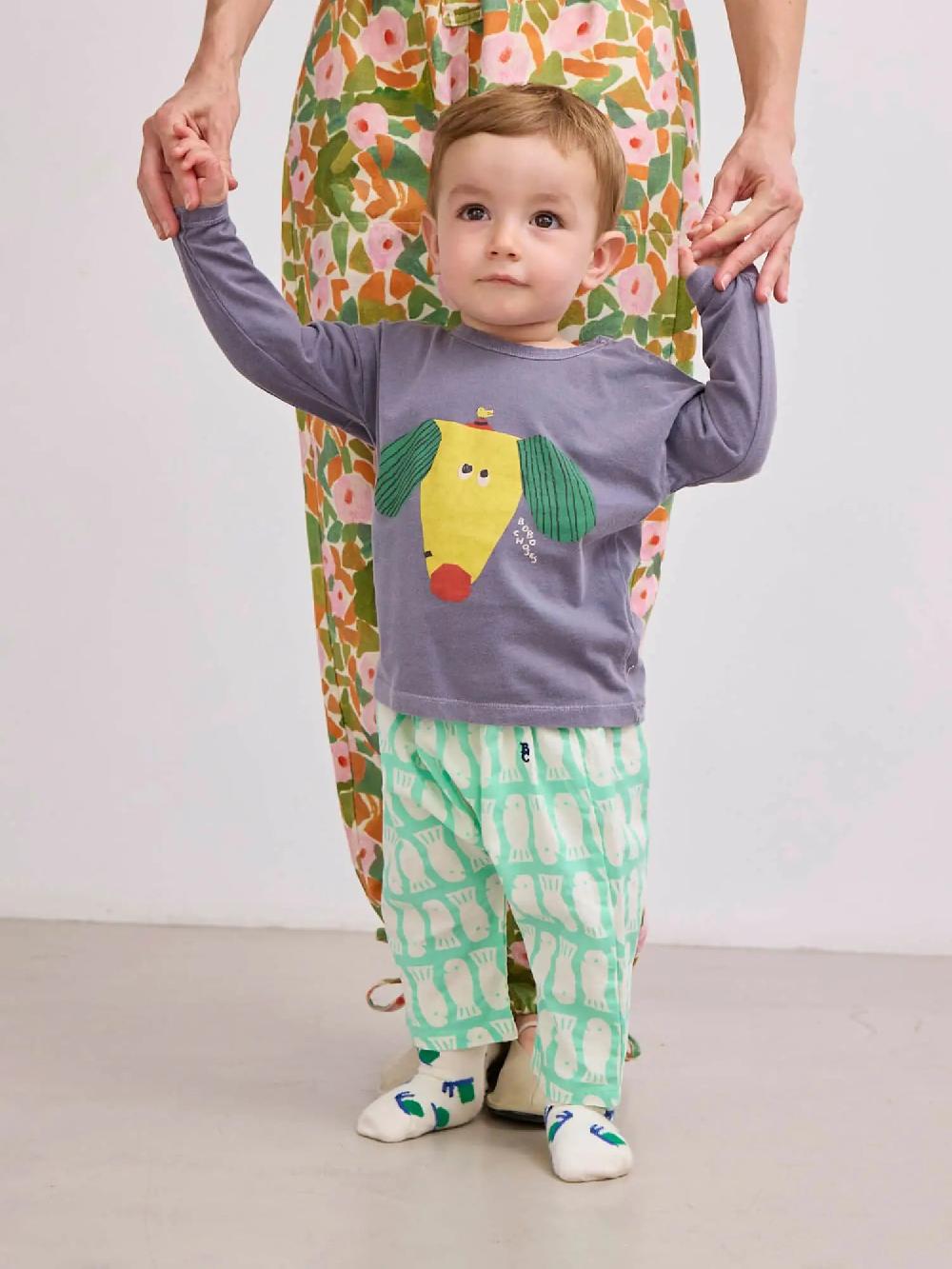 Bobo choses Lucky Fish all over woven harem pants Tienda