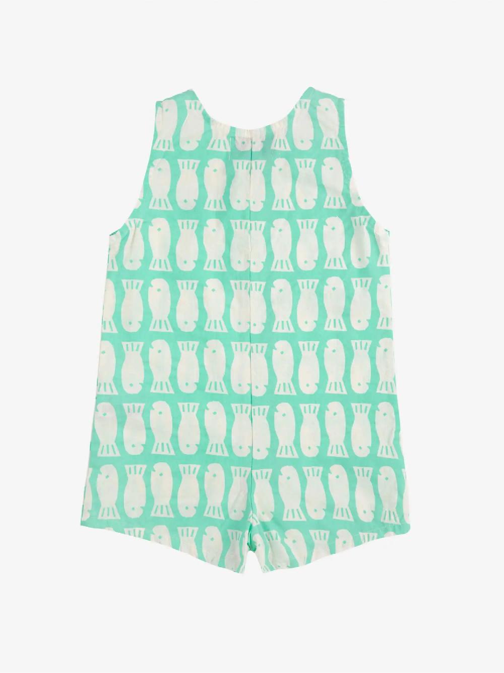 Bobo choses Lucky Fish all over woven playsuit Liquidación