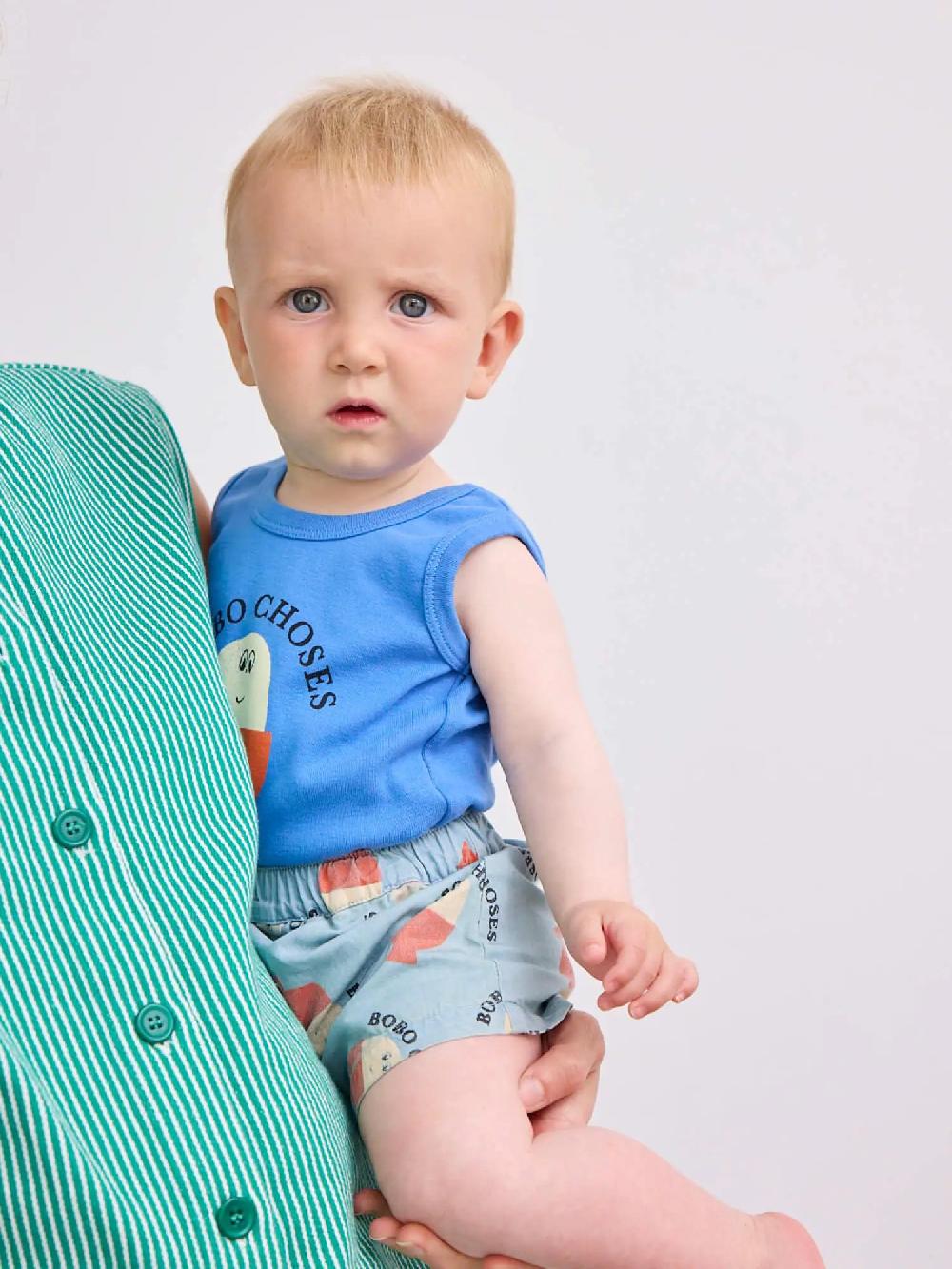 Bobo choses Morning Egg all over denim shorts Últimos 3 días