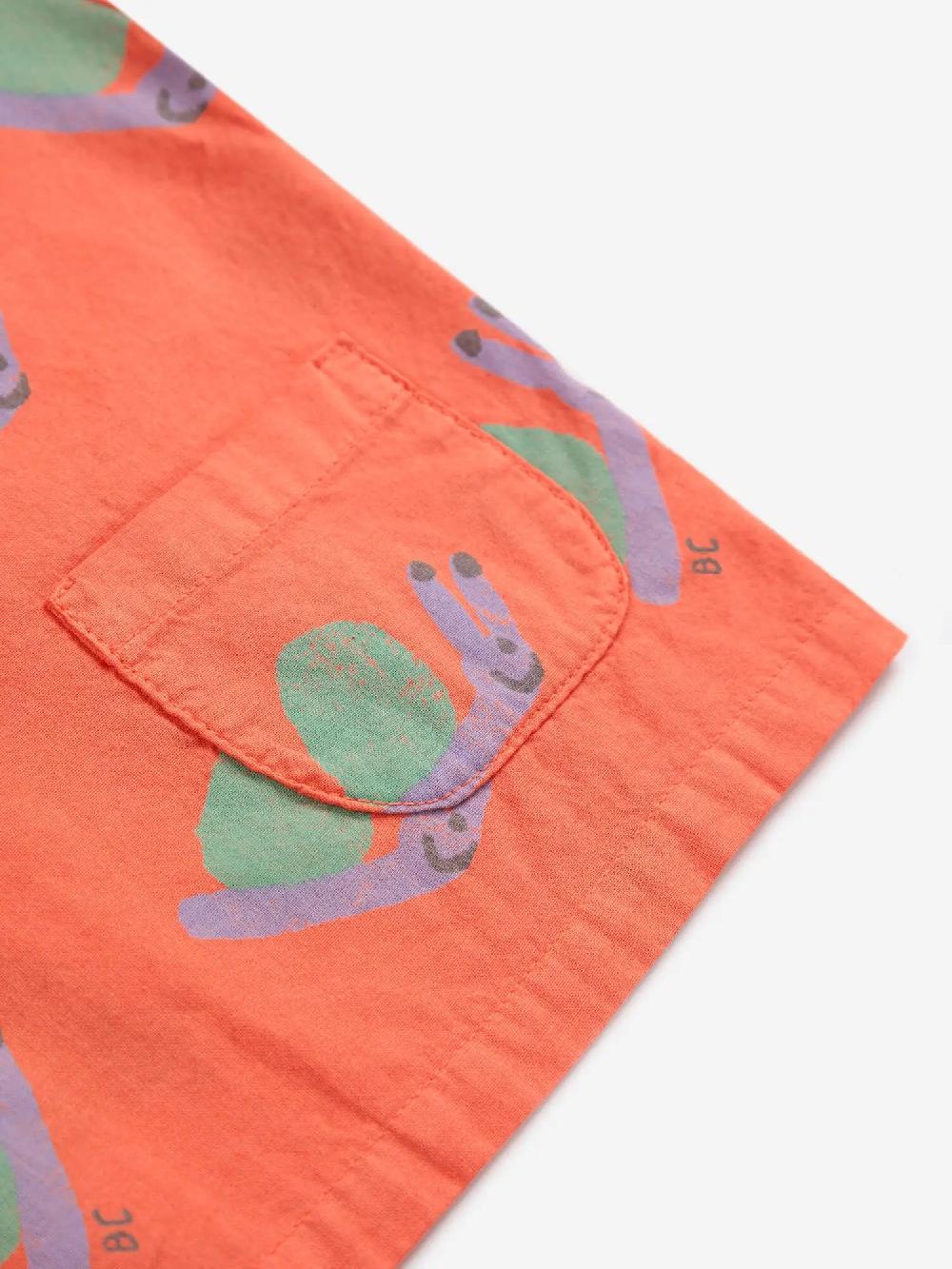 Bobo choses Funny Snail all over woven blouse Últimos 2 días