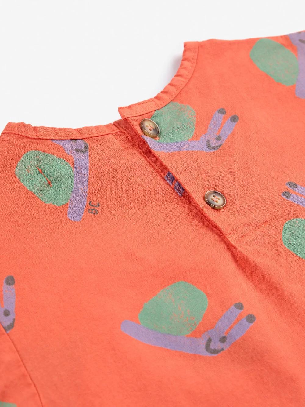 Bobo choses Funny Snail all over woven blouse Últimos 2 días