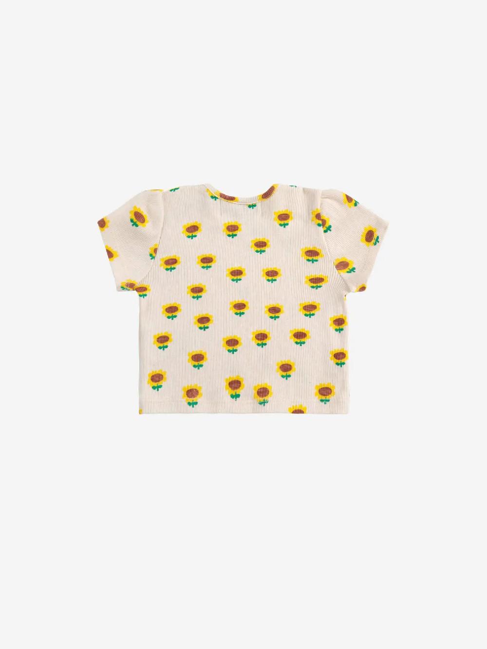 Bobo choses Sunflower all over balloon sleeve T-Shirt Promoción trimestral