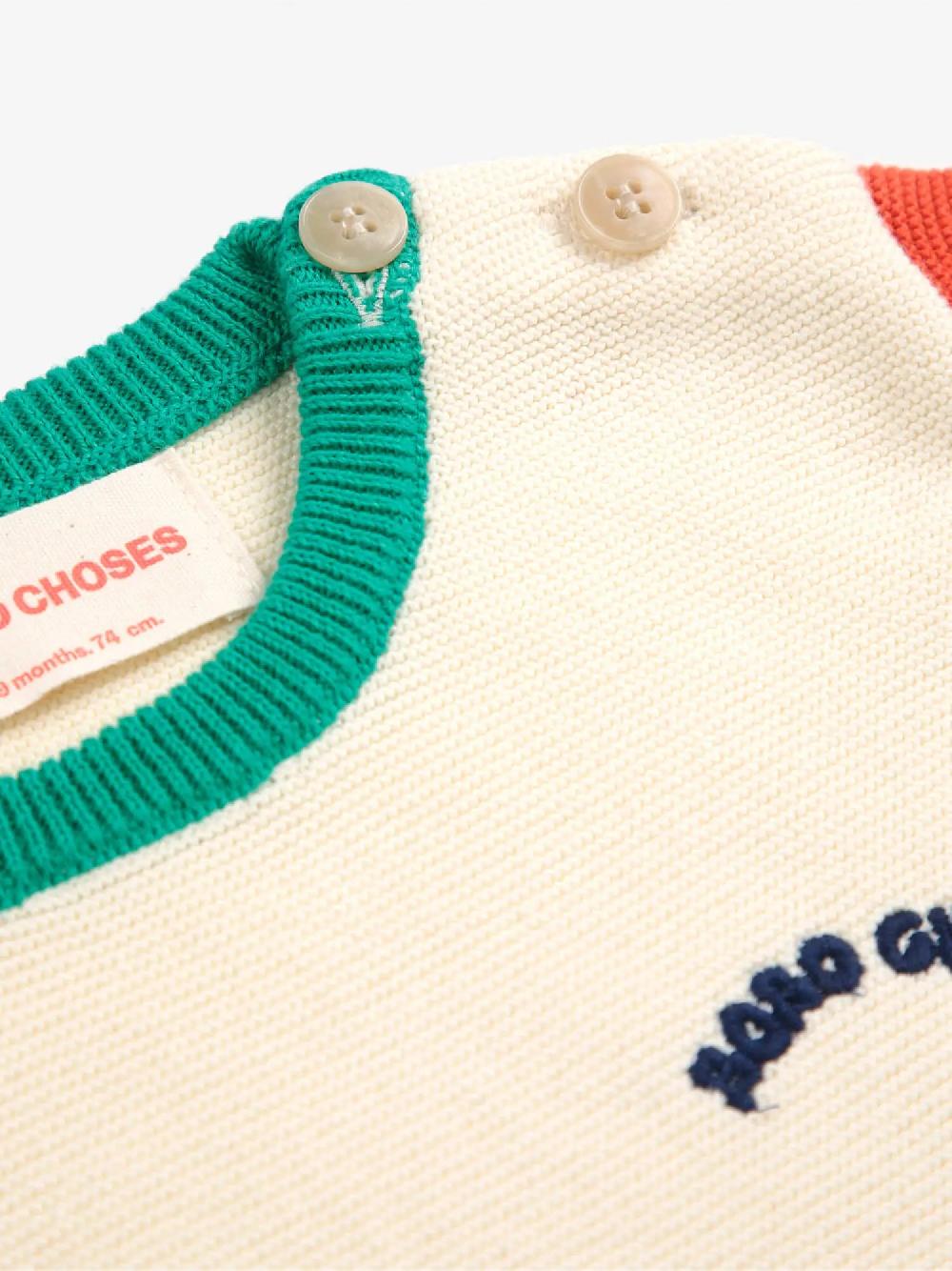 Bobo choses Color block knitted T-shirt Solo queda un día