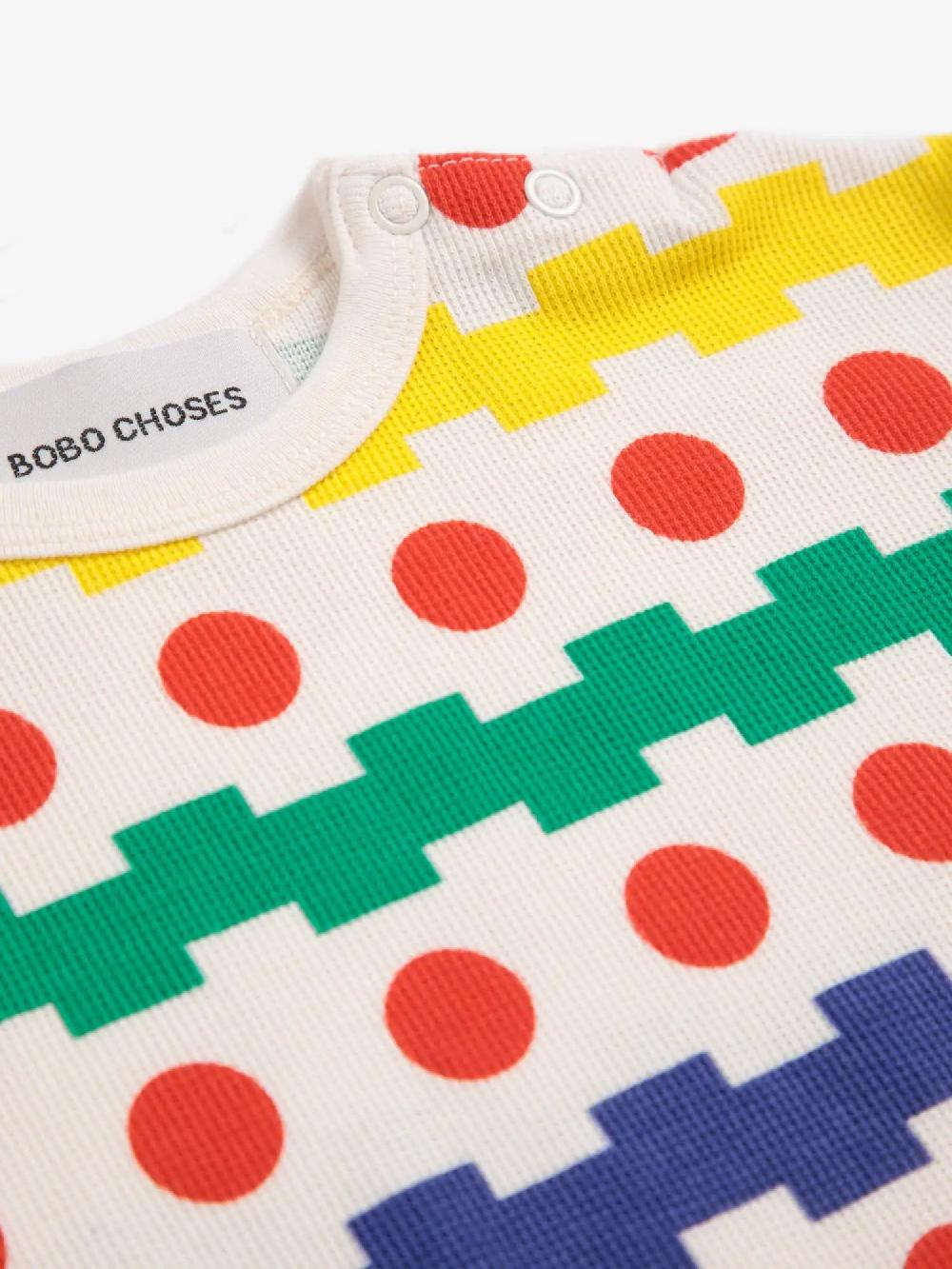 Bobo choses Geometric all over waffle T-shirt Superdescuento