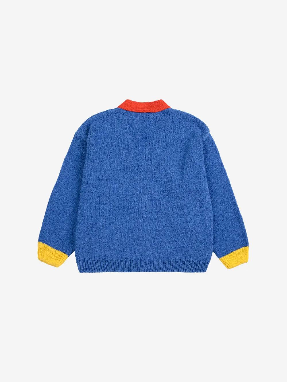 Bobo choses Color block V-neck cardigan Liquidación