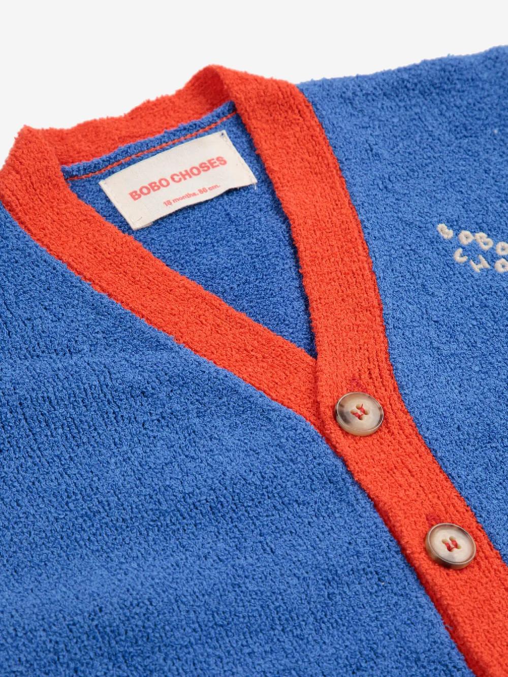 Bobo choses Color block V-neck cardigan Liquidación