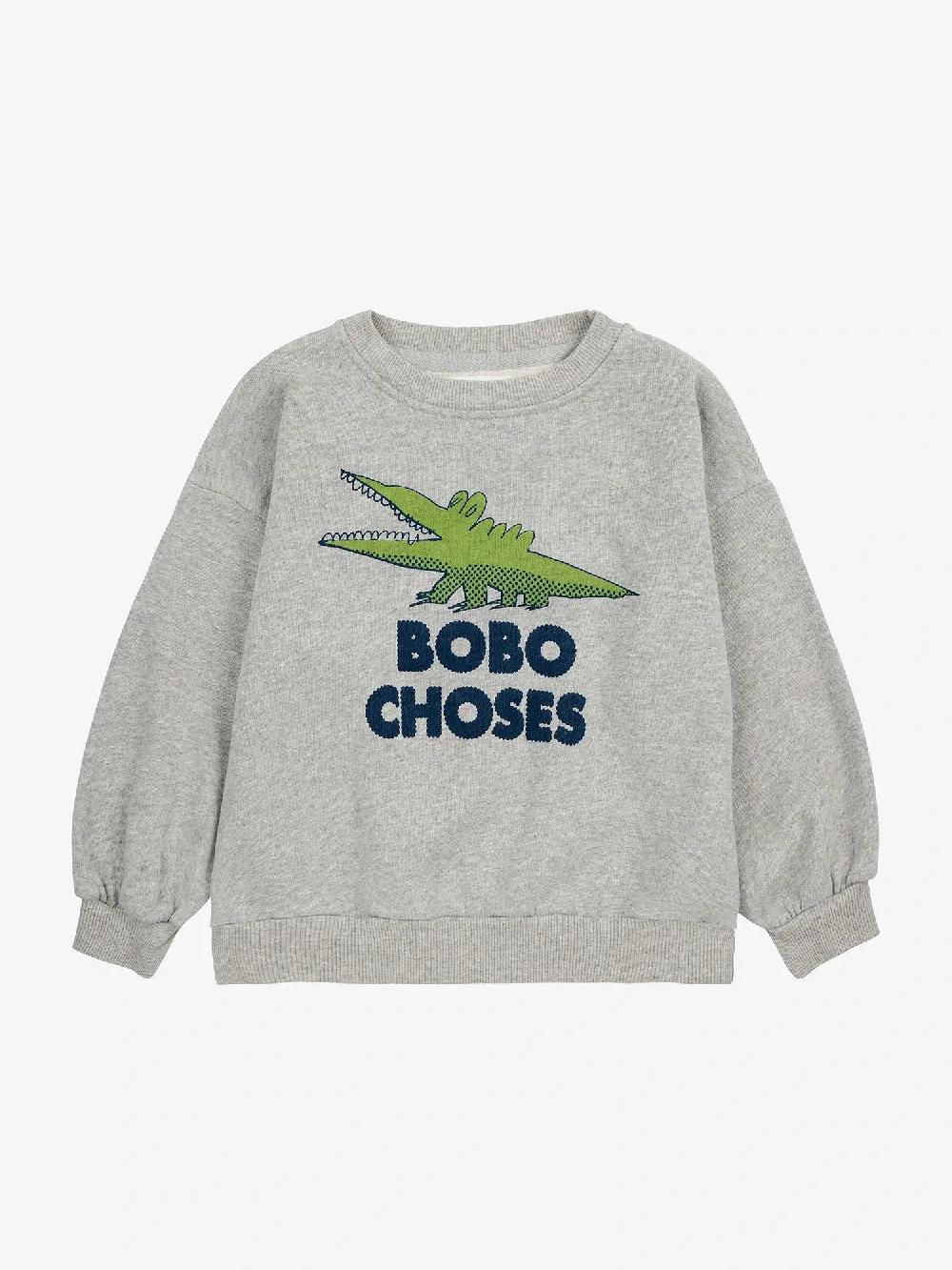 Bobo choses Talking Crocodile sweatshirt Oferta exclusiva