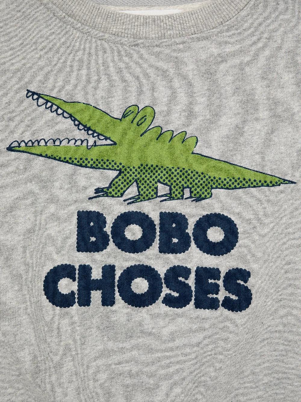 Bobo choses Talking Crocodile sweatshirt Oferta exclusiva