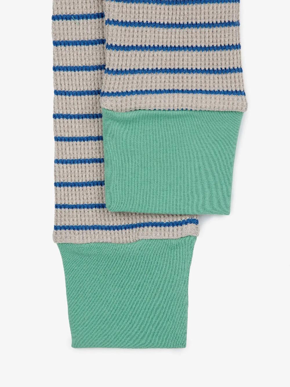 Bobo choses Stripes waffle leggings Descuento