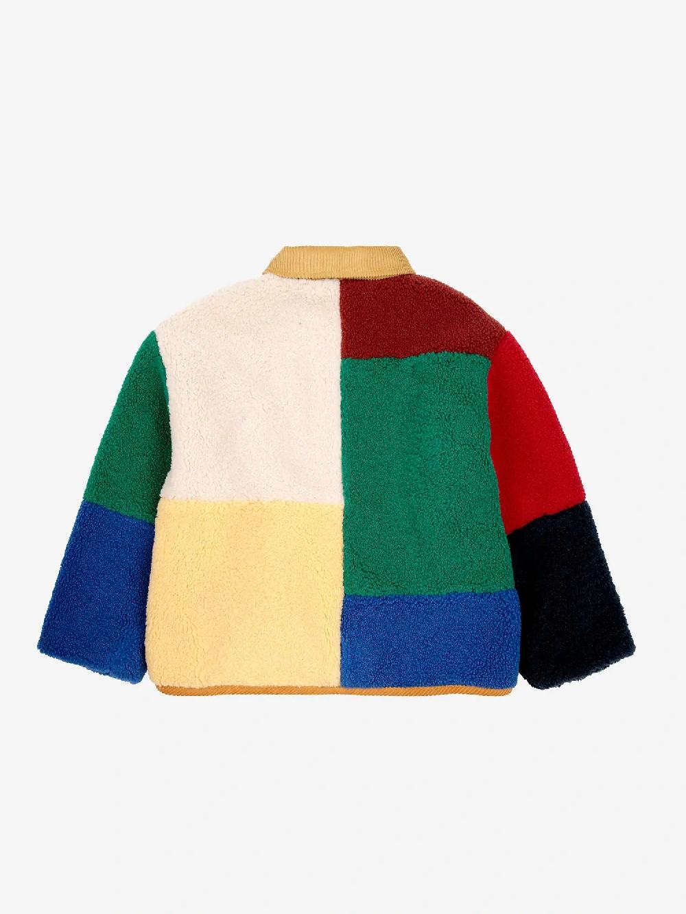 Bobo choses Color Block sheepskin jacket Tienda