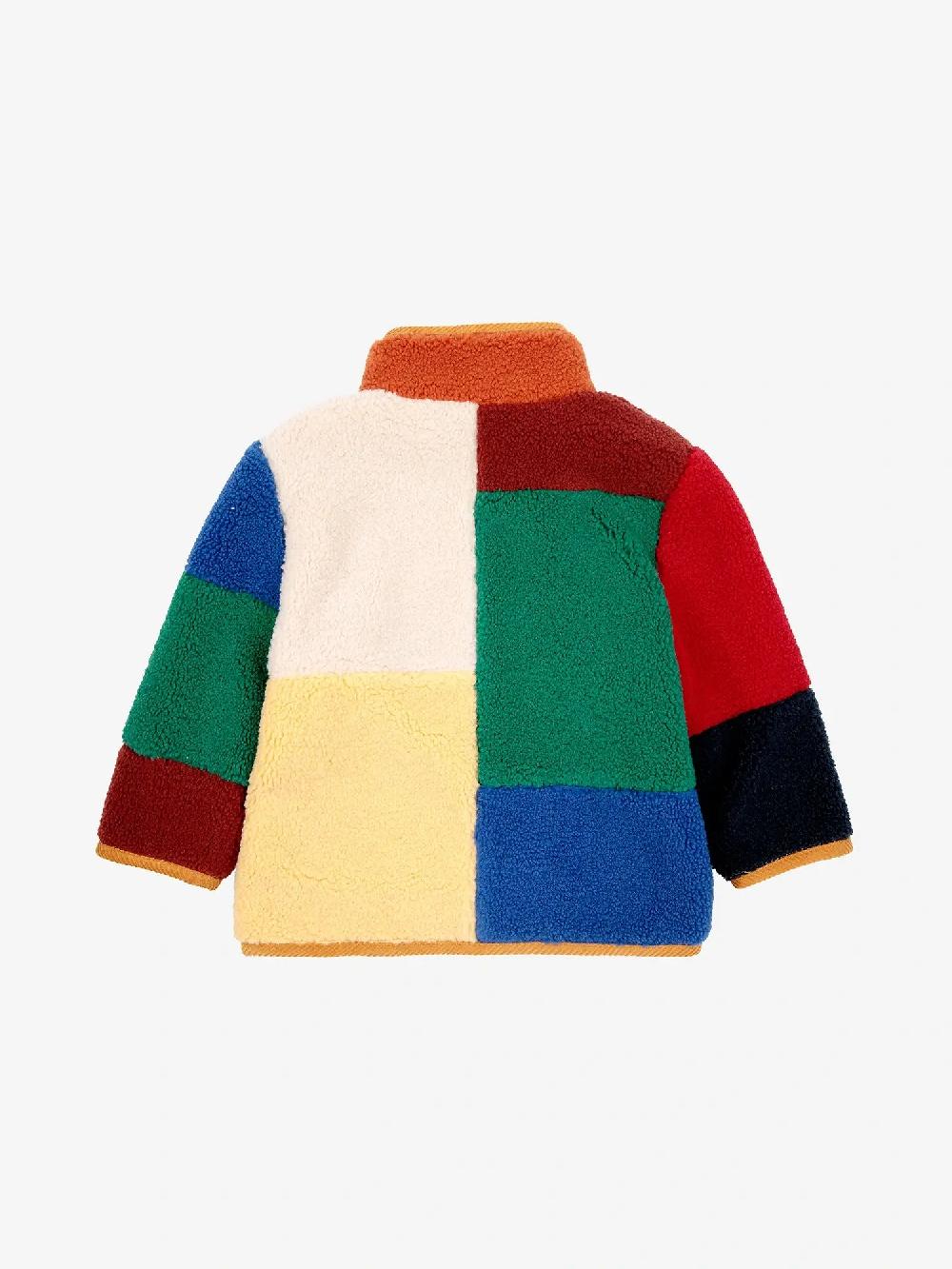 Bobo choses color block sheepskin jacket COMPRAR AHORA