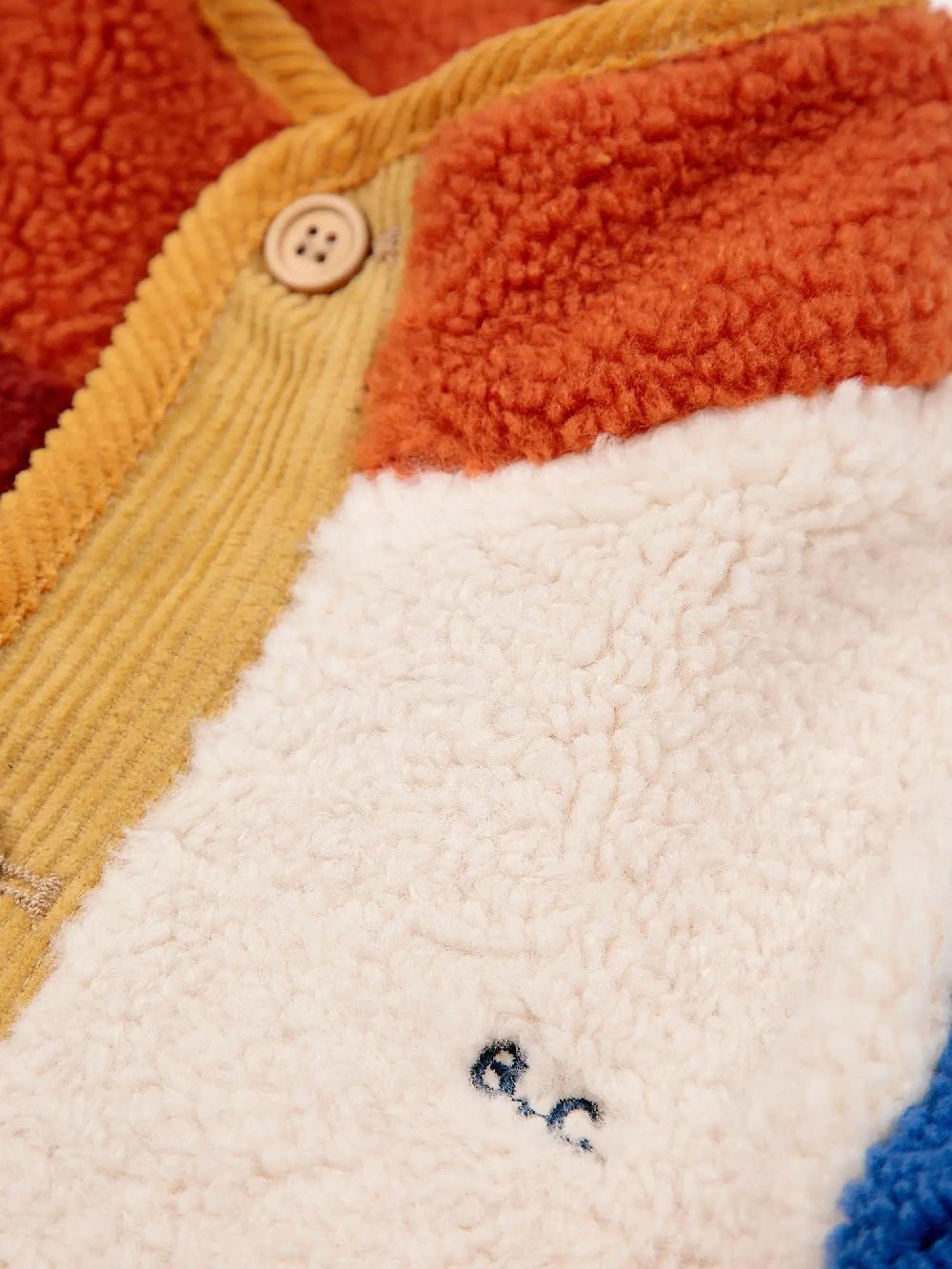 Bobo choses color block sheepskin jacket COMPRAR AHORA