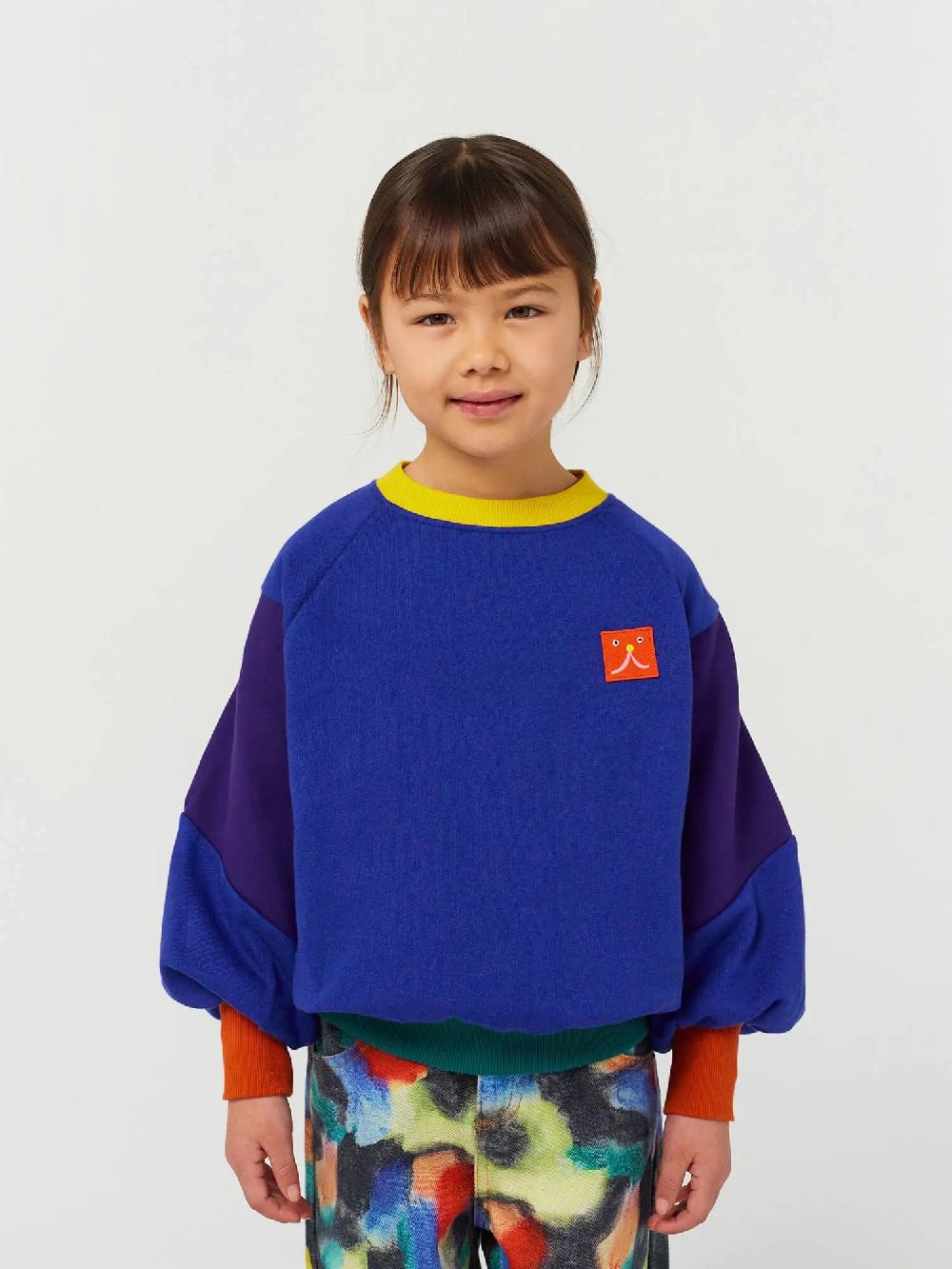 Bobo choses Funny Face patch ranglan sleeve sweatshirt Precio de fábrica