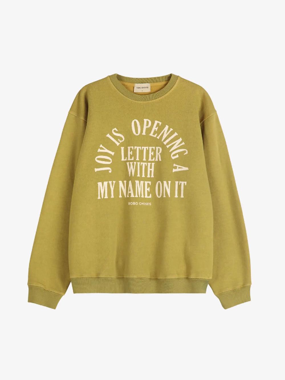 Bobo choses Joy Is straight sweatshirt Oferta especial de fábrica