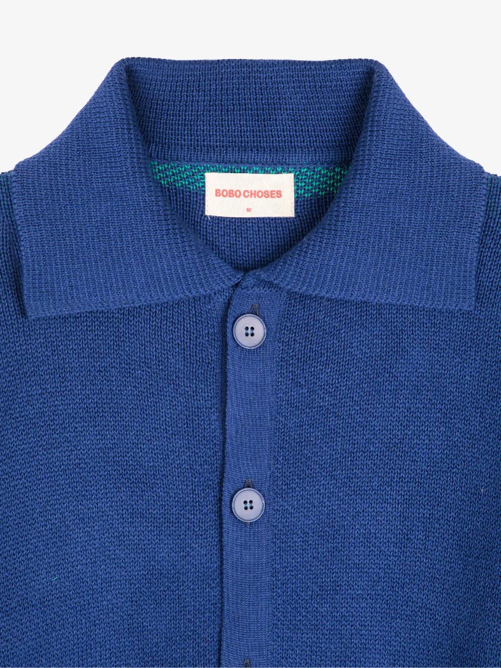Bobo choses Couple Fish collar cardigan Promoción trimestral
