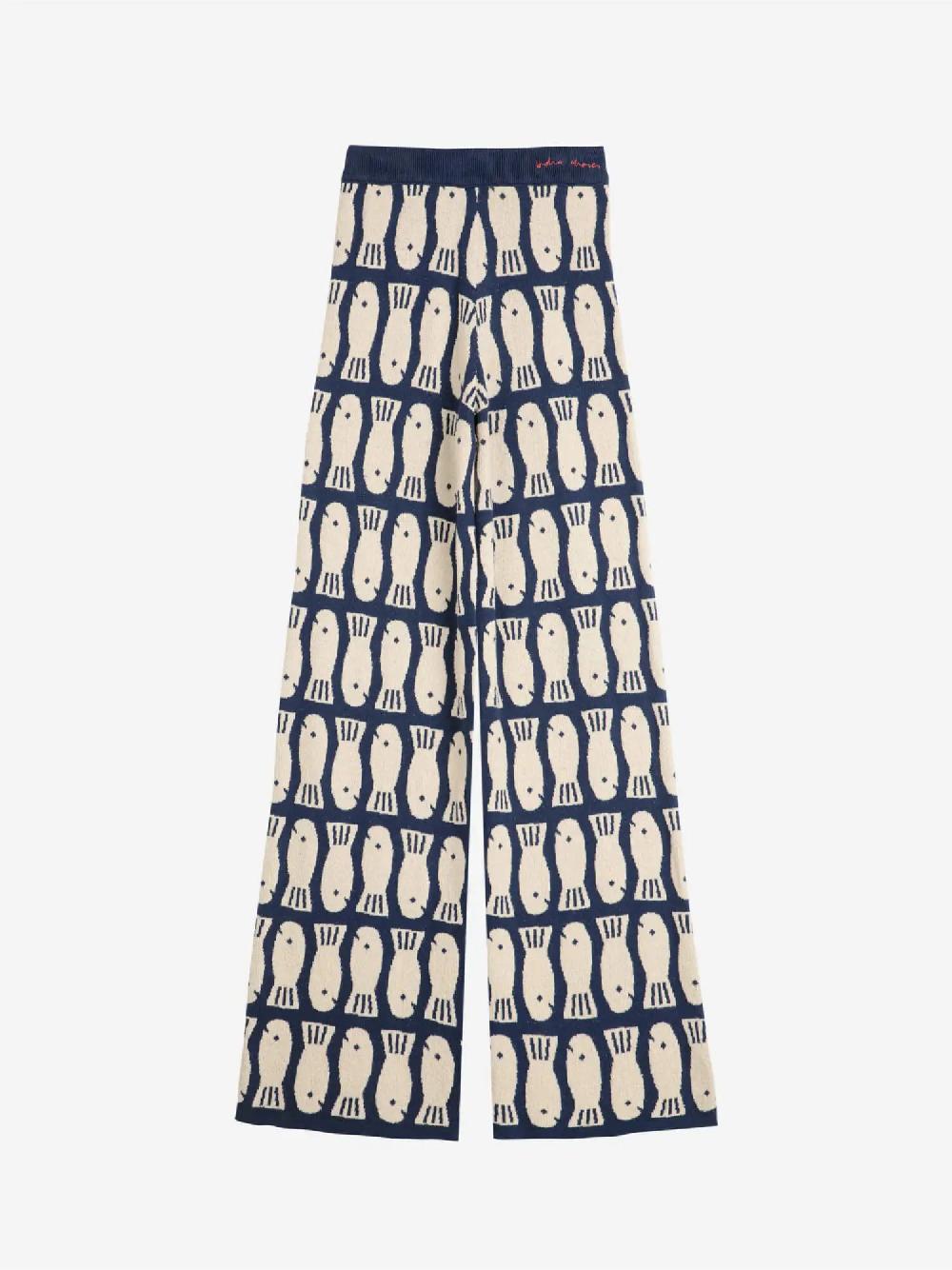 Bobo choses Lucky Fish jacquard knitted trousers Envío internacional gratuito