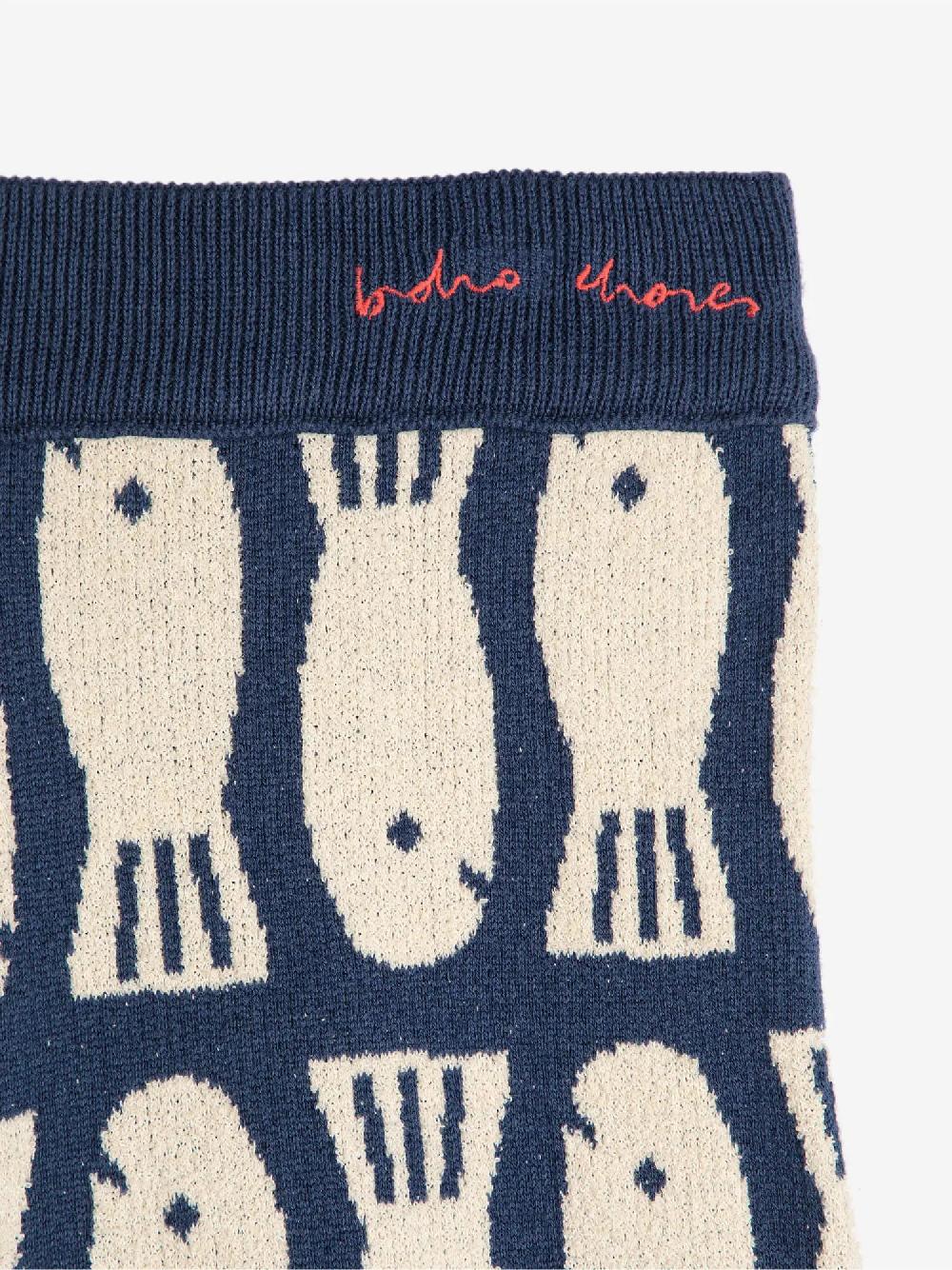 Bobo choses Lucky Fish jacquard knitted trousers Envío internacional gratuito