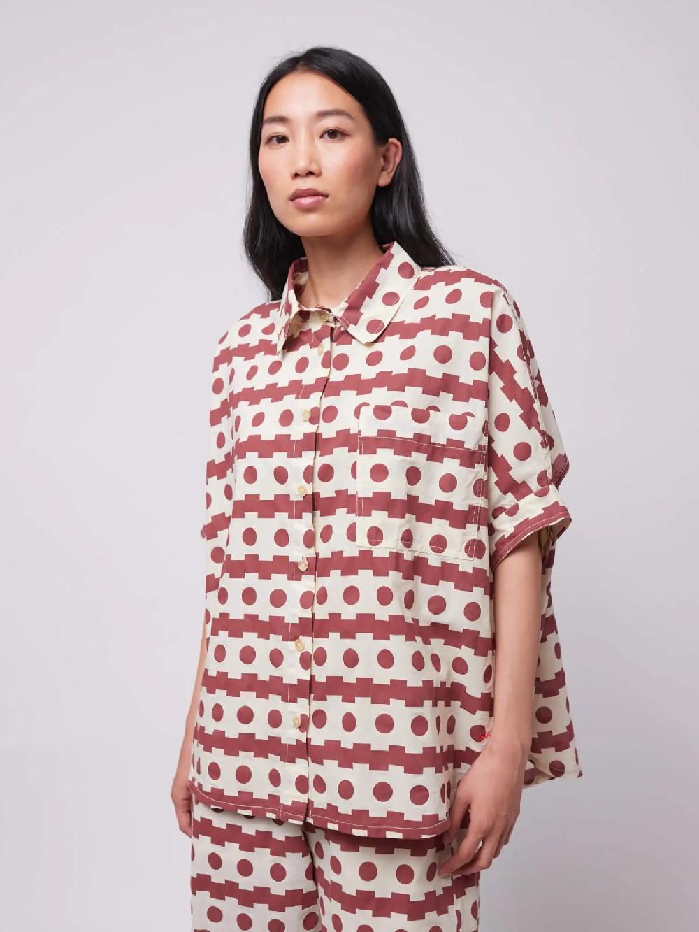 Bobo choses Geometric print oversize shirt Limitado a 3 días