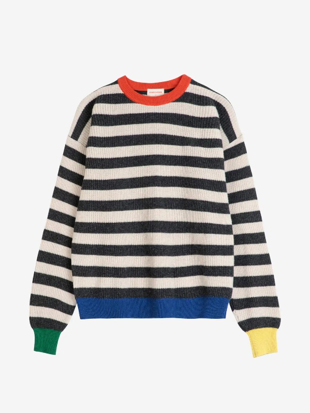 Bobo choses Striped wool blended jumper Libre de impuestos