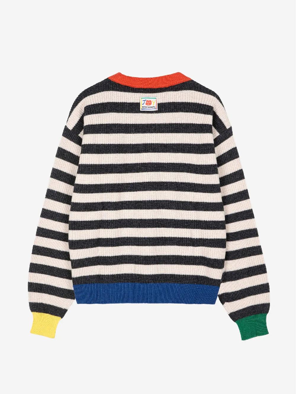Bobo choses Striped wool blended jumper Libre de impuestos