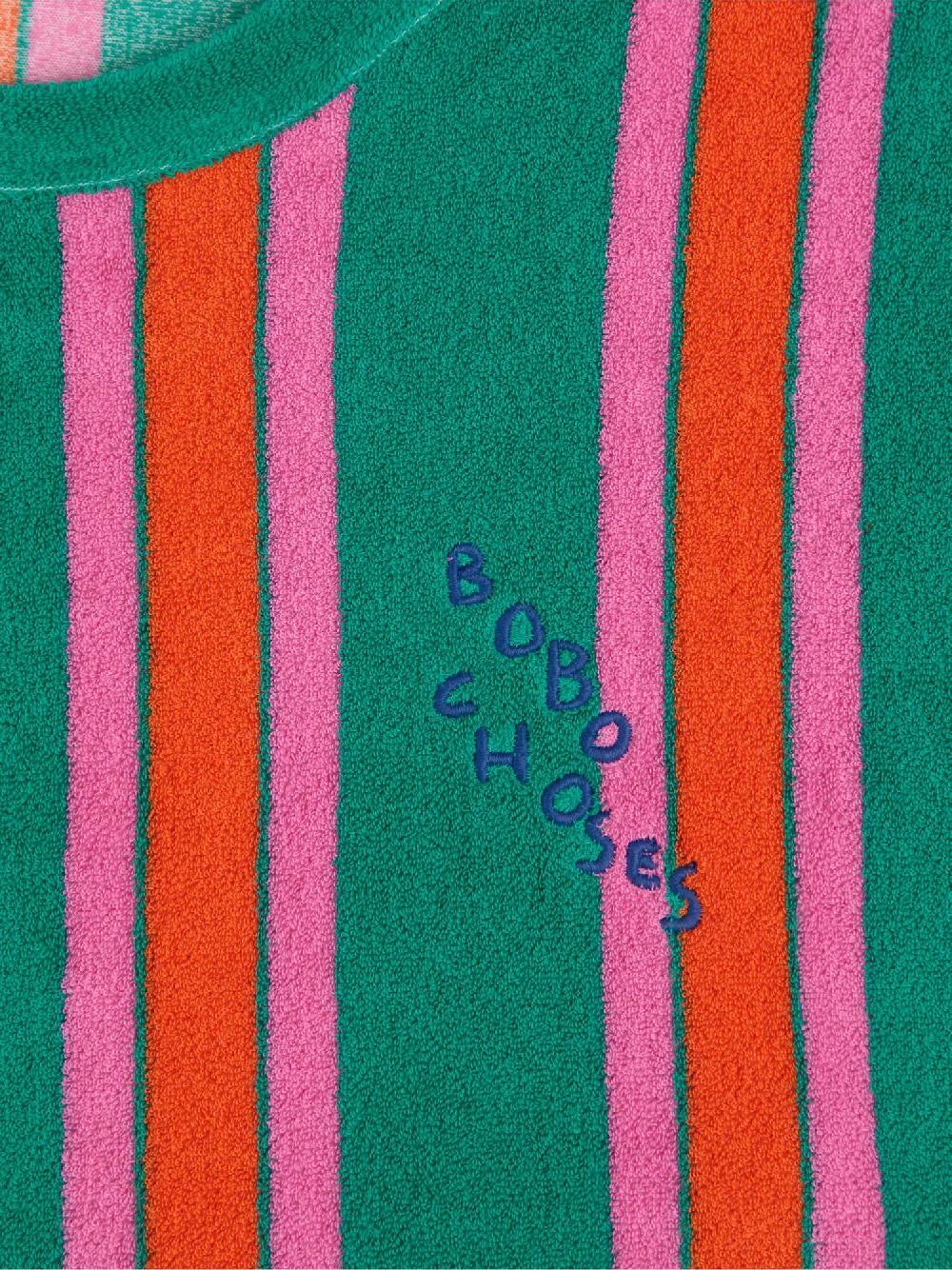 Bobo choses Stripe terry short dress Descuentos del mes