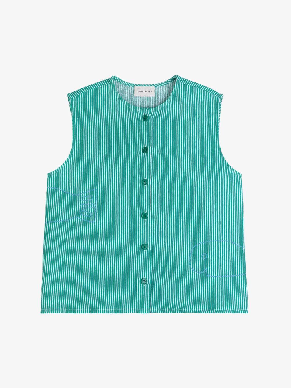 Bobo choses Luchy fish embroidery shirt Oferta exclusiva