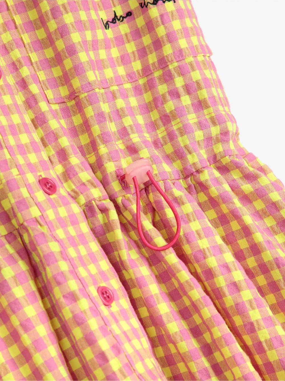 Bobo choses Vichy shirt dress Rebajas de fin de temporada