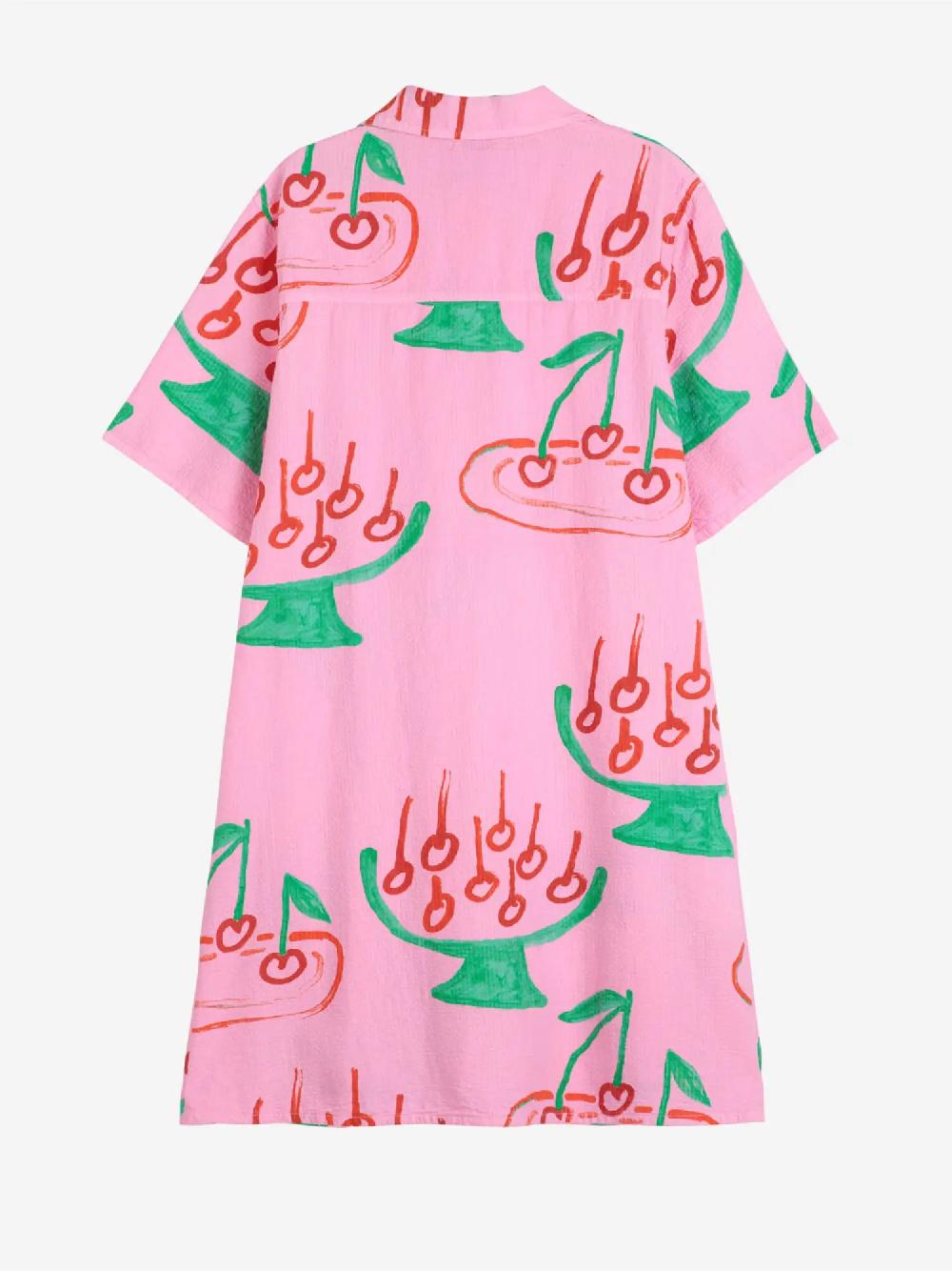 Bobo choses Cherry print mini shirt dress Devoluciones gratuitas