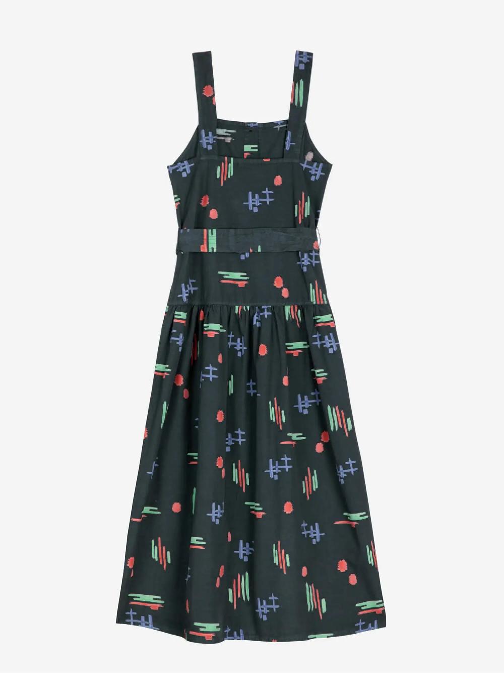 Bobo choses Multicolor print evasé strap dress 2025