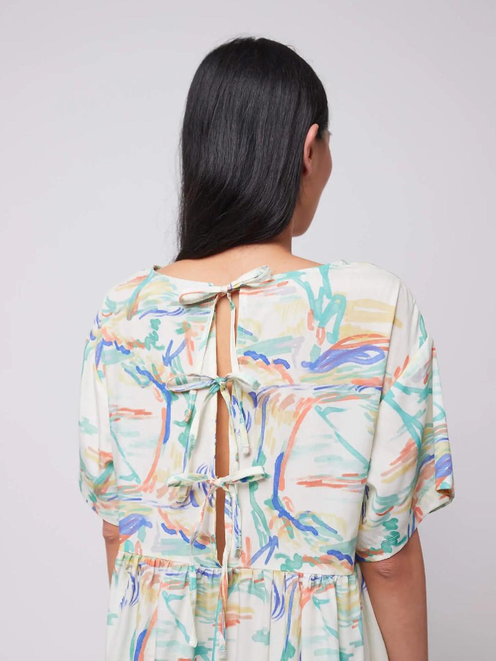 Bobo choses Spring Landscape print loose dress En línea