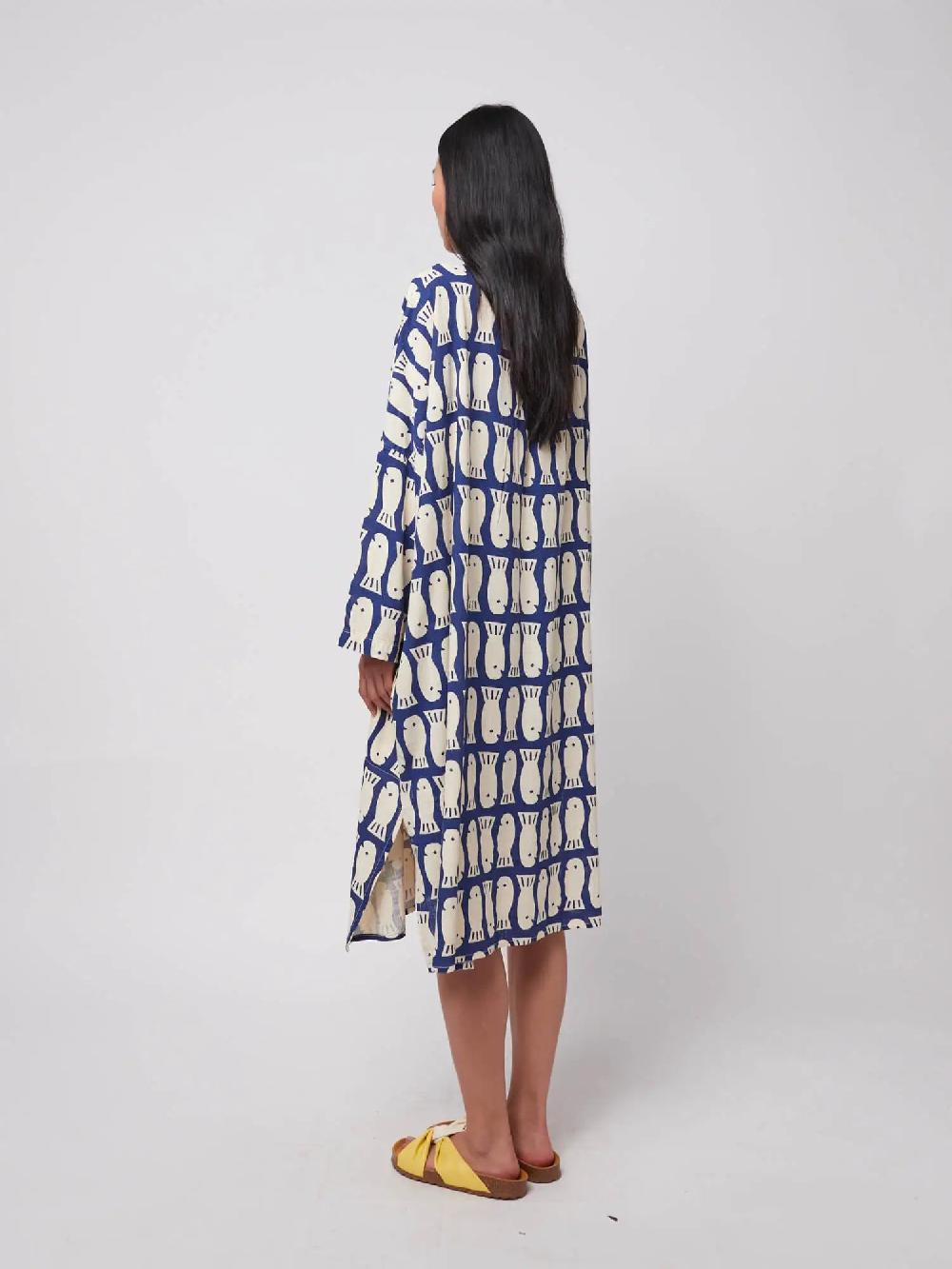 Bobo choses Lucky Fish print viscose tunic dress Outlet online