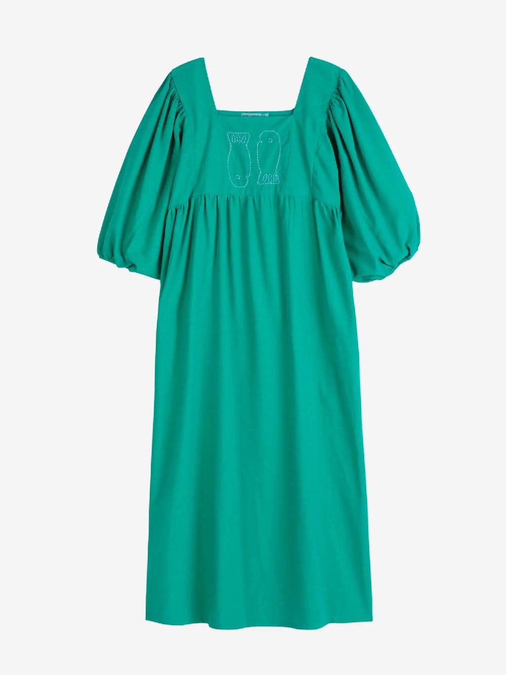 Bobo choses Couple Fish embroidery puff sleeve dress Rebajas